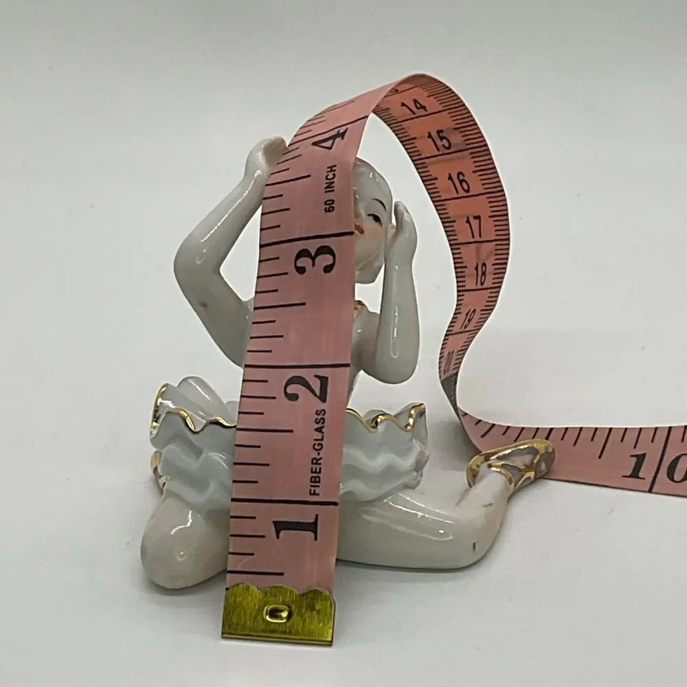 Vintage Monty Pierro Elegant Porcelain Ballerina Figurine